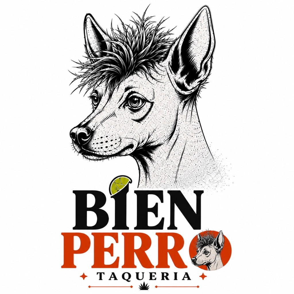 Camiseta Bien Perro — diseño trasero con el xolo